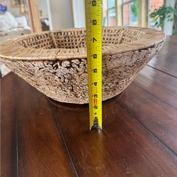 Decorative cork sea grass basket holder - Picture 5 of 6